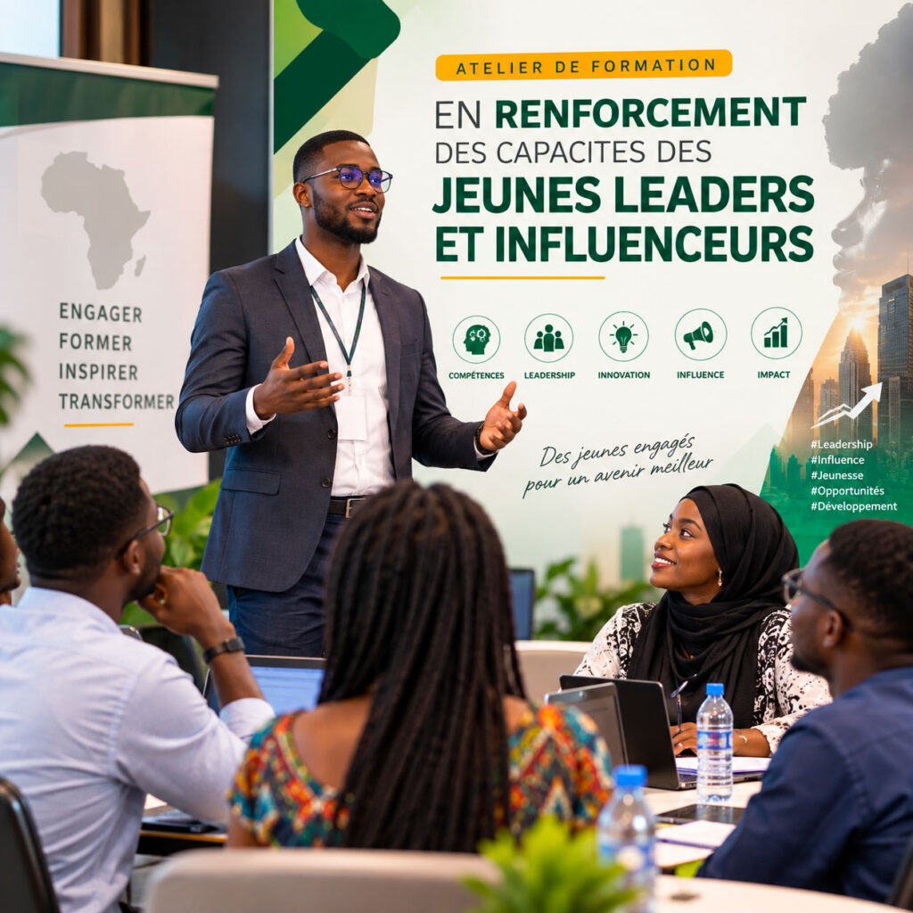 ATELIER DE FORMATION EN RENFORCEMENT DES CAPACITES DES JEUNES LEADERS ET INFLUENCEURS